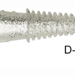 INVADER Pro 10cm Διάφ.λευκό-Περλέ/ασημί στράς